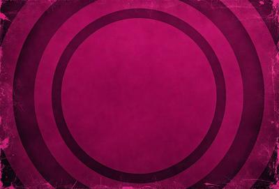 The primary subject of the image is a large, circular, pink surface. The setting is a dark, possibly purple, background. The visual style appears to be a combination of a photo and a pattern, creating a unique and eye-catching design. The colors and mood of the image are predominantly pink and dark, giving it a bold and striking appearance.