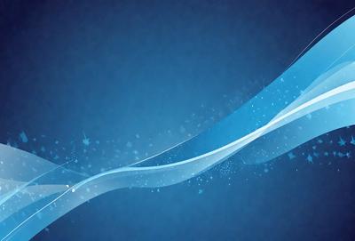 The primary subject of the image is a blue background with a white and blue swirl pattern. The setting is a blue sky, and the visual style is digital art. The colors and mood of the image are predominantly blue and calm, creating a serene atmosphere.