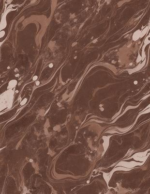 The primary subject of the image is a brown and white marbled pattern, which is the main focus of the image. The setting is a brown and white marbled surface, which serves as the backdrop for the pattern. The visual style of the image is a close-up of the marbled pattern, showcasing its intricate details. The colors and mood of the image are predominantly brown and white, giving it a natural and elegant appearance.