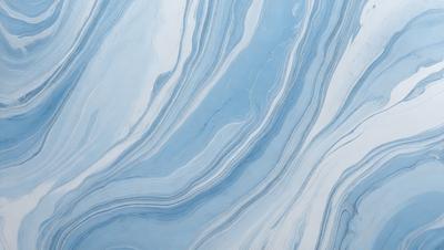 The primary subject of the image is a blue and white swirl pattern, which is the main object, scene, or focus of the image. The setting or background is a blue and white swirl patterned wall, which is the environment, backdrop, or surface visible in the image. The visual style of the image is a photo, as it is a real-life photograph of the swirl patterned wall. The dominant colors in the image are blue and white, creating a calm and soothing atmosphere.