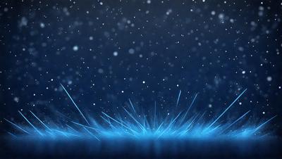 The primary subject of the image is a blue and white starry background. The setting is a night sky, with the stars creating a beautiful and serene atmosphere. The visual style is a digital art or illustration, as the starry background appears to be a digital creation. The colors and mood are predominantly blue and white, with the stars adding a touch of warmth and depth to the scene.