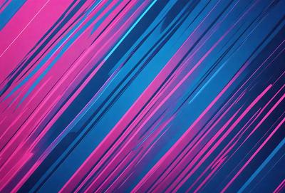 The primary subject of the image is a colorful, abstract design featuring a mix of pink, blue, and purple hues. The setting is a blue background, which provides a contrasting and complementary color to the design. The visual style of the image is a combination of digital art and illustration, creating a unique and eye-catching pattern. The colors and mood of the image are vibrant and energetic, evoking a sense of creativity and artistic expression.