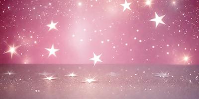 The primary subject of the image is a close-up of a star, which is the main focus of the image. The setting is a pink background, which adds a warm and vibrant atmosphere to the scene. The visual style is a photo, capturing the details of the star. The colors and mood of the image are predominantly pink, creating a sense of warmth and softness.