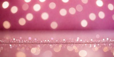 The primary subject of the image is a pink background with a pattern of white lights. The setting is a room with a pink wall, and the visual style is a photo. The colors and mood of the image are predominantly pink and warm, creating a cozy and inviting atmosphere.