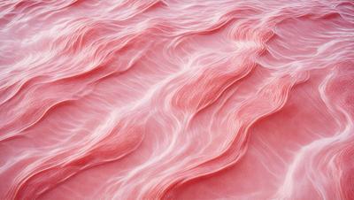 The primary subject of the image is a pink wave, which is the main focus of the scene. The wave is set against a pink background, creating a visually striking and vibrant scene. The image is a digital art piece, showcasing the artist's creativity and skill in capturing the essence of the pink wave. The dominant colors in the image are pink and red, which evoke a sense of warmth, energy, and vitality.