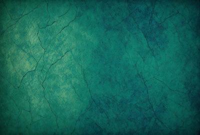 The primary subject of the image is a green wall with a blue tint. The setting is a room with a blue-green wallpaper. The visual style is a close-up of the wallpaper, showcasing the intricate design. The dominant colors are blue and green, creating a calm and soothing atmosphere.