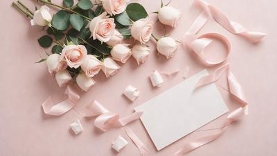 The primary subject of the image is a bouquet of pink roses. The setting is a pink background, which adds a warm and romantic atmosphere to the scene. The visual style is a close-up of the roses, showcasing their beauty and details. The colors and mood of the image are predominantly pink, creating a sense of love and affection.
