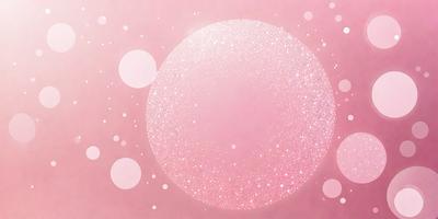 The primary subject of the image is a pink, glittery, and shiny ball. The setting is a pink background, which creates a contrast with the ball. The visual style is a combination of a photo and digital art, giving the image a unique and eye-catching appearance. The colors and mood of the image are predominantly pink, creating a warm and inviting atmosphere.