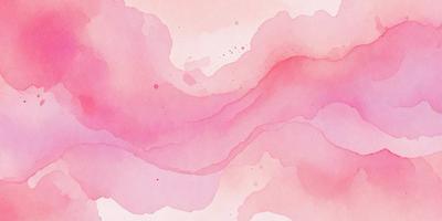 The primary subject of the image is a watercolor painting of a pink and purple swirl. The setting is a watercolor paper, and the visual style is a watercolor painting. The dominant colors in the painting are pink and purple, creating a warm and vibrant atmosphere.