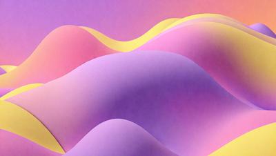 The primary subject of the image is a purple and pink wave pattern. The setting is a purple and pink background, which adds to the overall visual style. The image is a digital art or illustration, showcasing the artist's creativity and skill in designing the wave pattern. The colors and mood of the image are predominantly purple and pink, creating a calming and soothing atmosphere.