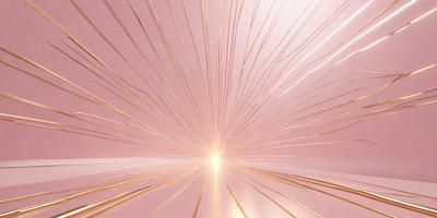 The primary subject of the image is a bright light source, possibly a sun or a light bulb, shining through a pink background. The setting appears to be a dark room, with the light source creating a contrasting effect. The visual style of the image is a combination of a photo and a digital art, as it captures the light source's rays and the pink background. The colors and mood of the image are predominantly pink, creating a warm and inviting atmosphere.