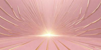 The primary subject of the image is a bright light, which appears to be a sun or a light source, shining through a tunnel or a passage. The setting is a pink background, which adds a warm and inviting atmosphere to the scene. The visual style of the image is a combination of digital art and illustration, creating a unique and captivating representation of the light source. The colors and mood of the image are predominantly pink, which gives the scene a sense of warmth and tranquility.