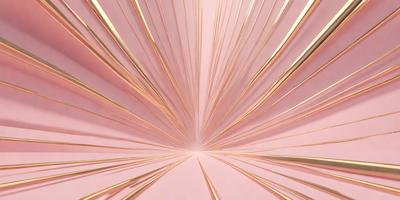 The primary subject of the image is a close-up of a pink surface with a pattern of gold lines. The setting is a pink background, and the visual style appears to be a combination of a photo and digital art. The dominant colors are pink and gold, creating a warm and inviting atmosphere.