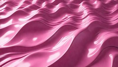 The primary subject of the image is a pink, wavy surface that resembles a wave or a ripple. The setting is a pink background, which adds to the overall visual style. The image is a digital art or illustration, showcasing the artist's creativity and skill in creating a unique and eye-catching design. The dominant colors in the image are pink, which gives the scene a warm and inviting atmosphere.