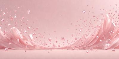 The primary subject of the image is a pink background with a pattern of pink and white diamond shapes. The setting is a white background, and the visual style is a digital art or illustration. The dominant colors are pink and white, creating a warm and elegant atmosphere.