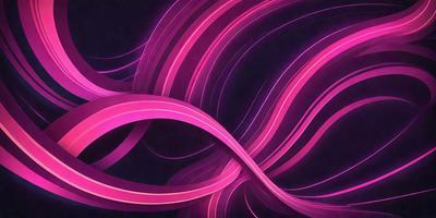 The primary subject of the image is a pink and purple swirl, which appears to be a digital art or illustration. The setting is a dark background, which contrasts with the vibrant colors of the swirl. The visual style suggests a creative and artistic approach to the image. The dominant colors are pink and purple, giving the swirl a lively and energetic appearance.