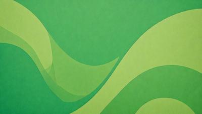 The primary subject of the image is a green and white patterned background. The setting is a wall, and the visual style is a combination of digital art and illustration. The dominant colors are green and white, creating a calm and soothing atmosphere.