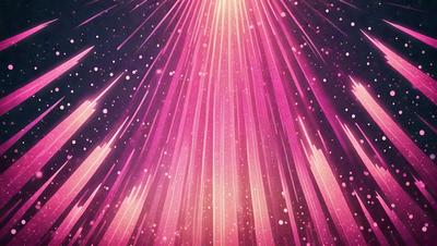 The primary subject of the image is a bright pink light, which appears to be a star or a light source. The setting is a dark background, which contrasts with the bright pink light. The visual style is digital art, as the light appears to be a digital creation. The colors and mood of the image are predominantly pink, creating a warm and inviting atmosphere.