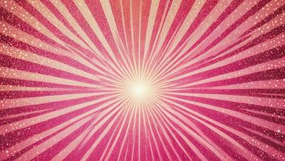 The primary subject of the image is a pink circle with a yellow sun in the center. The setting is a pink background, and the visual style appears to be a digital art or illustration. The dominant colors are pink and yellow, creating a warm and vibrant atmosphere.