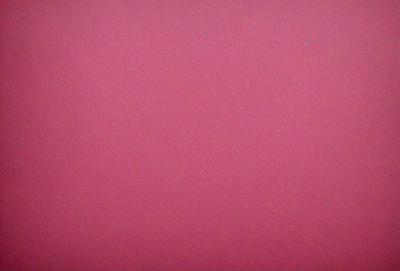 The primary subject of the image is a large, pink surface. The setting is a room with a red wall, and the visual style is a close-up of the wall. The colors and mood of the image are predominantly pink, creating a warm and inviting atmosphere.