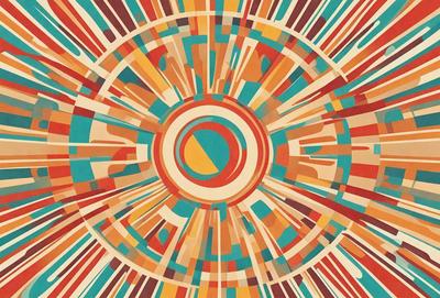 The primary subject of the image is a colorful sun, which is the main focus of the scene. The sun is surrounded by a vibrant and colorful pattern, creating a lively and energetic atmosphere. The visual style of the image is a combination of digital art and illustration, with the sun being the center of attention and the surrounding pattern adding depth and detail to the scene. The colors and mood of the image are predominantly warm and inviting, with the sun being the central source of light and energy.