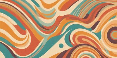 The primary subject of the image is a colorful, abstract design featuring a mix of blue, orange, and yellow colors. The setting is a paper or a canvas, and the visual style appears to be a combination of digital art and illustration. The overall atmosphere is vibrant and lively, with the colors creating a sense of energy and movement.