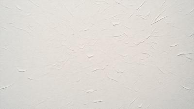 The image features a white wall with a textured surface, possibly made of cement or a similar material. The wall appears to be slightly worn, giving it a slightly aged appearance. The primary subject of the image is the wall, which serves as the main focus of the scene. The setting is indoors, with the wall being the primary background element. The visual style of the image is a close-up of the wall, showcasing its texture and worn appearance. The colors in the image are predominantly white, giving the