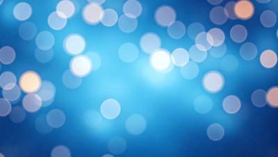The primary subject of the image is a blue background with a pattern of white lights. The setting is a dark background, and the visual style is a digital art or illustration. The dominant colors are blue and white, creating a calm and serene atmosphere.