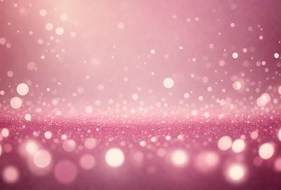 The primary subject of the image is a pink background with a pattern of white dots. The setting is a pink surface, and the visual style appears to be a digital art or illustration. The dominant colors are pink and white, creating a warm and inviting atmosphere.