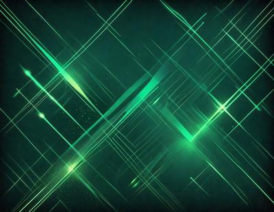 The primary subject of the image is a green and white patterned background. The setting is a dark background, which contrasts with the bright green and white pattern. The visual style appears to be a digital art or illustration, as the pattern is intricate and detailed. The colors and mood of the image are lively and vibrant, with the green and white pattern creating a sense of energy and movement.