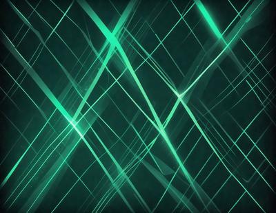 The primary subject of the image is a green and white patterned background. The setting is a dark background, which contrasts with the bright green and white pattern. The visual style appears to be a digital art or illustration, as the pattern is intricate and detailed. The colors and mood of the image are vibrant and lively, with the green and white pattern creating a sense of movement and energy.