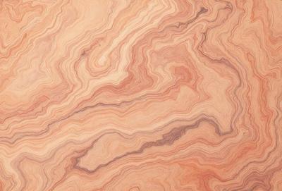 The primary subject of the image is a wooden surface with a unique and intricate pattern. The setting is a close-up view of the wooden surface, showcasing the detailed texture and design. The visual style is a close-up of the wooden surface, which gives a sense of depth and complexity to the pattern. The colors and mood of the image are predominantly warm and earthy tones, which complement the natural and organic appearance of the wooden surface.