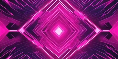 The primary subject of the image is a pink, geometric shape, which appears to be a part of a larger pattern. The setting is a pink background, which complements the shape's color. The visual style is digital art, as the shape is composed of lines and shapes that create a cohesive design. The colors and mood of the image are predominantly pink, giving it a warm and inviting atmosphere.