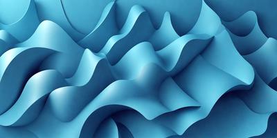 The primary subject of the image is a blue, wavy, and curved surface, which appears to be a blue wall or a blue sculpture. The setting is a blue background, which complements the blue surface. The visual style is a combination of digital art and illustration, creating a unique and artistic representation of the blue surface. The colors and mood of the image are predominantly blue, giving it a calm and serene atmosphere.