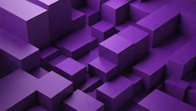 The primary subject of the image is a purple, three-dimensional grid pattern. The setting is a purple background, which creates a visually striking contrast with the grid pattern. The visual style is a combination of digital art and illustration, as the grid pattern is created using a digital medium. The colors and mood of the image are predominantly purple, giving it a unique and artistic appearance.