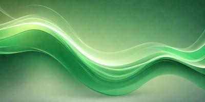 The primary subject of the image is a green, curved, and flowing object that appears to be a piece of art or a design element. The setting is a green background, which complements the green color of the object. The visual style of the image is a combination of digital art and illustration, creating a unique and eye-catching design. The colors and mood of the image are predominantly green, giving it a calm and soothing atmosphere.