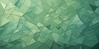 The primary subject of the image is a green wall with a geometric pattern. The setting is a room with a green background. The visual style is a combination of digital art and illustration. The dominant colors are green and white, creating a calm and soothing atmosphere.