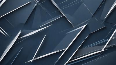 The primary subject of the image is a blue background with a pattern of silver lines. The setting appears to be a futuristic or modern environment. The visual style of the image is a combination of digital art and illustration, creating a unique and intricate design. The dominant colors are blue and silver, giving the image a sleek and modern appearance.