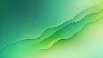 The primary subject of the image is a green wave, which appears to be a digital art or illustration. The setting is a green background, and the visual style suggests that the image is a creative and artistic representation of a wave. The dominant colors in the image are green, and the overall atmosphere is calm and serene.