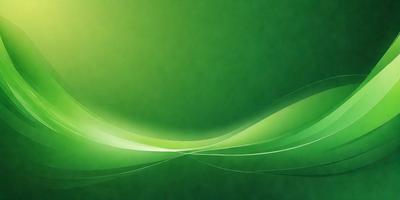 The primary subject of the image is a green background with a pattern of green and white waves. The setting is a computer screen, and the visual style is digital art. The dominant colors are green and white, creating a calm and soothing atmosphere.