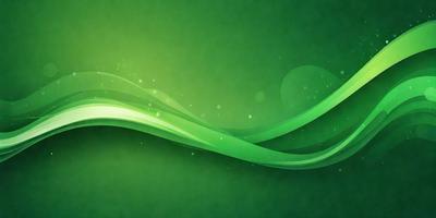 The primary subject of the image is a green background with a pattern of green and white swirls. The setting is a green wall, and the visual style is a digital art or illustration. The colors and mood of the image are predominantly green, creating a calm and soothing atmosphere.