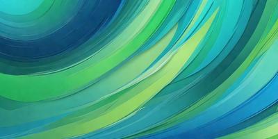 The primary subject of the image is a colorful, abstract design featuring a mix of green, blue, and white colors. The setting is a blue background, which complements the vibrant colors of the design. The visual style is a combination of digital art and illustration, creating a unique and eye-catching pattern. The overall atmosphere is lively and energetic, with the colors and patterns evoking a sense of movement and dynamism.