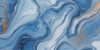 The primary subject of the image is a blue and white ocean wave. The setting is the ocean, with the wave being the main focus of the image. The visual style is a photo of the ocean, capturing the beauty of the waves. The dominant colors are blue and white, creating a serene and calming atmosphere.