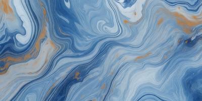 The primary subject of the image is a blue and white marbled surface, which appears to be a painting or a digital artwork. The setting is a blue and white marbled surface, and the visual style is a painting or a digital artwork. The colors and mood of the image are predominantly blue and white, creating a calm and serene atmosphere.