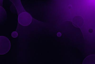 The primary subject of the image is a purple background with a pattern of circles. The setting is a dark, purple space, and the visual style appears to be a digital art or illustration. The dominant colors are purple and black, creating a moody and mysterious atmosphere.