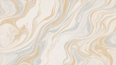 The primary subject of the image is a marble-like patterned wallpaper. The setting is a room with a marble-like patterned wallpaper on the wall. The visual style is a patterned wallpaper, which gives the room a unique and elegant appearance. The dominant colors in the image are yellow and white, creating a warm and inviting atmosphere.