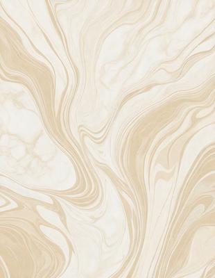The image features a white and brown marbled wallpaper with a swirling pattern. The wallpaper has a creamy color and a textured appearance, giving it a luxurious and elegant look. The pattern is intricate and adds a sense of depth and complexity to the wallpaper. The overall atmosphere of the image is sophisticated and visually appealing.