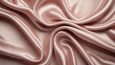 The primary subject of the image is a close-up of a piece of pink fabric. The setting is a room with a pink background, and the visual style is a photo. The colors and mood of the image are predominantly pink, creating a warm and inviting atmosphere.