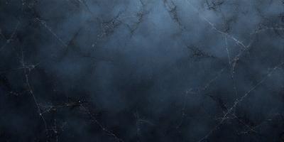 The primary subject of the image is a blue wall with a pattern of web-like structures. The setting is a dark room, and the visual style appears to be a combination of a photo and digital art. The dominant colors are blue and black, creating a moody atmosphere.