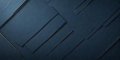 The primary subject of the image is a blue wall with a pattern of metal strips. The setting is a room with a blue background. The visual style is a combination of a photo and digital art, creating a unique and intriguing design. The dominant colors are blue and silver, giving the wall a modern and sophisticated appearance.